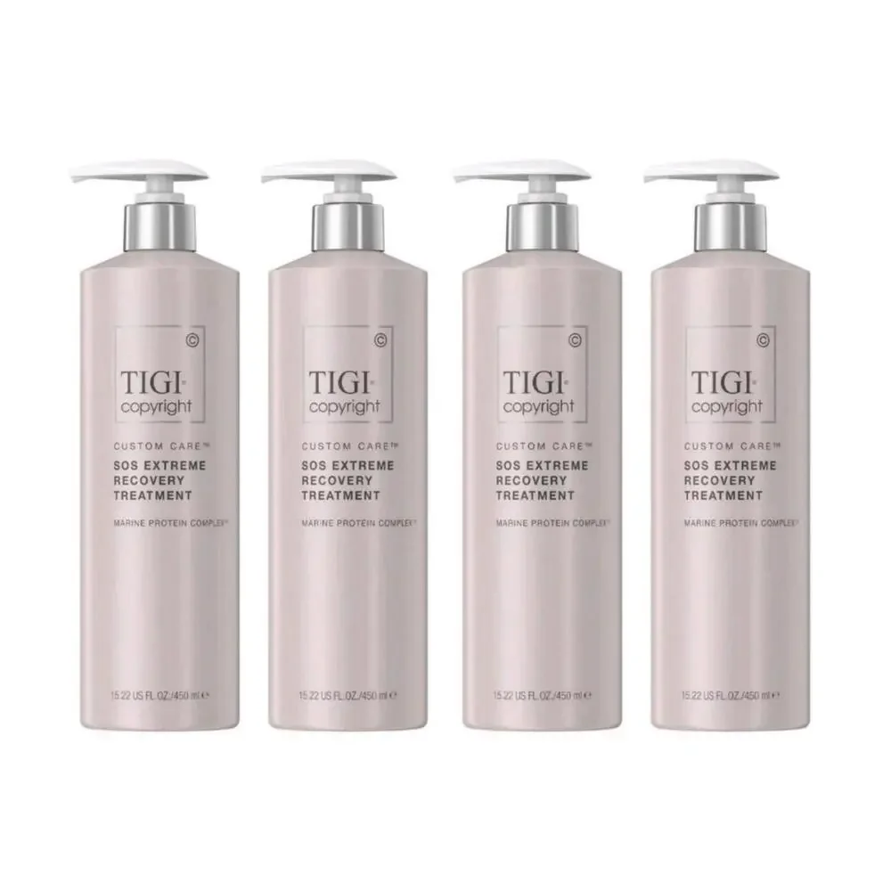 TIGI Copyright SOS Extreme Recovery Treatment 15.22oz 4 Pack Dry Damaged‎ Hair